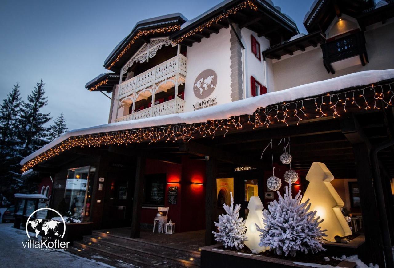 Villa Kofler Wonderland Resort Кампителло-ди-Фасса Экстерьер фото